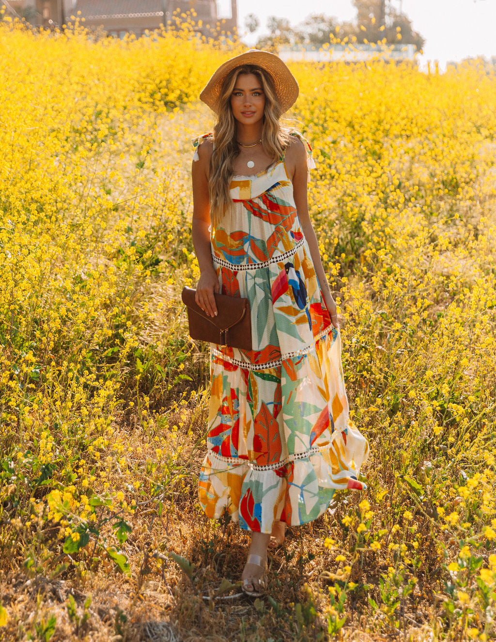 Baja California Crochet Tiered Maxi Dress FINAL