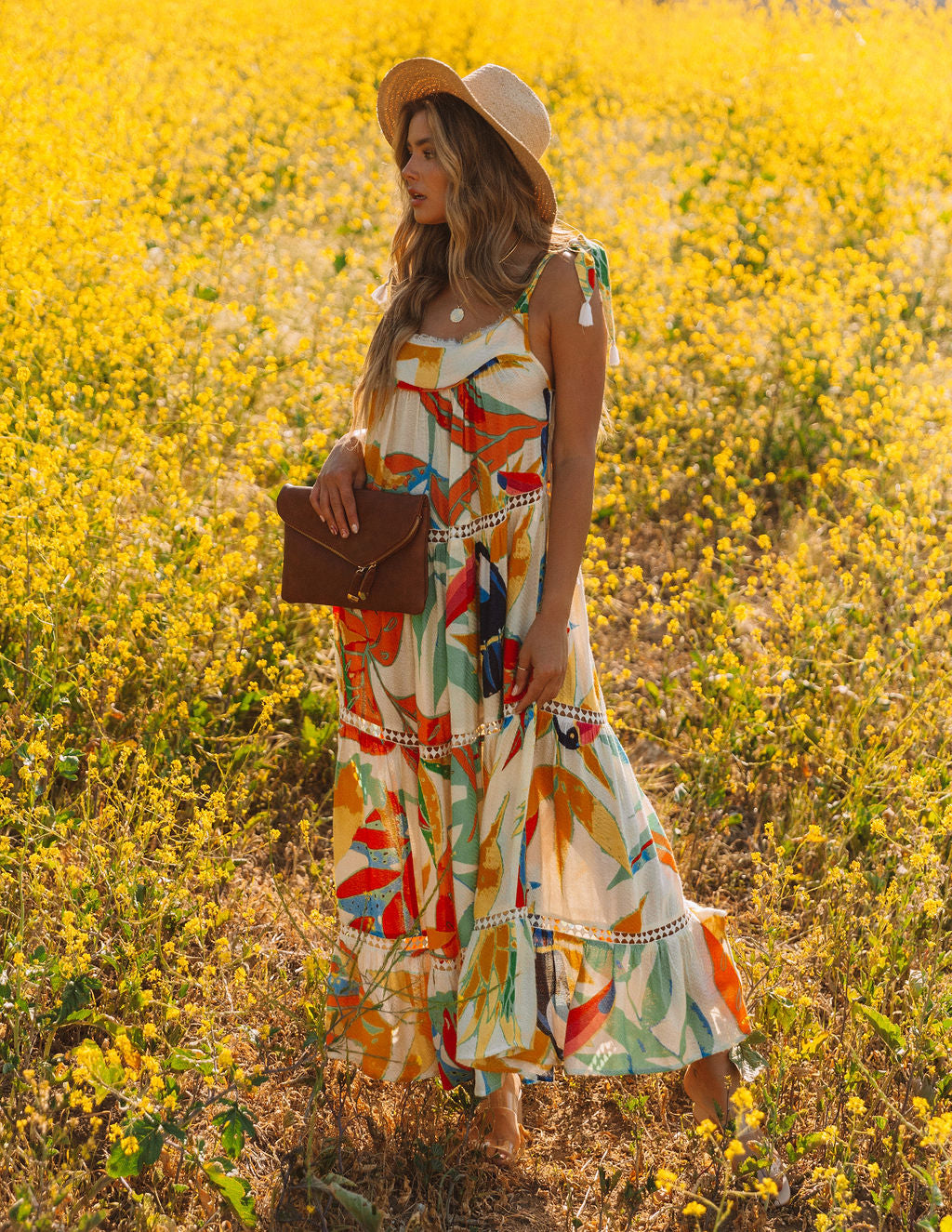 Baja California Crochet Tiered Maxi Dress FINAL