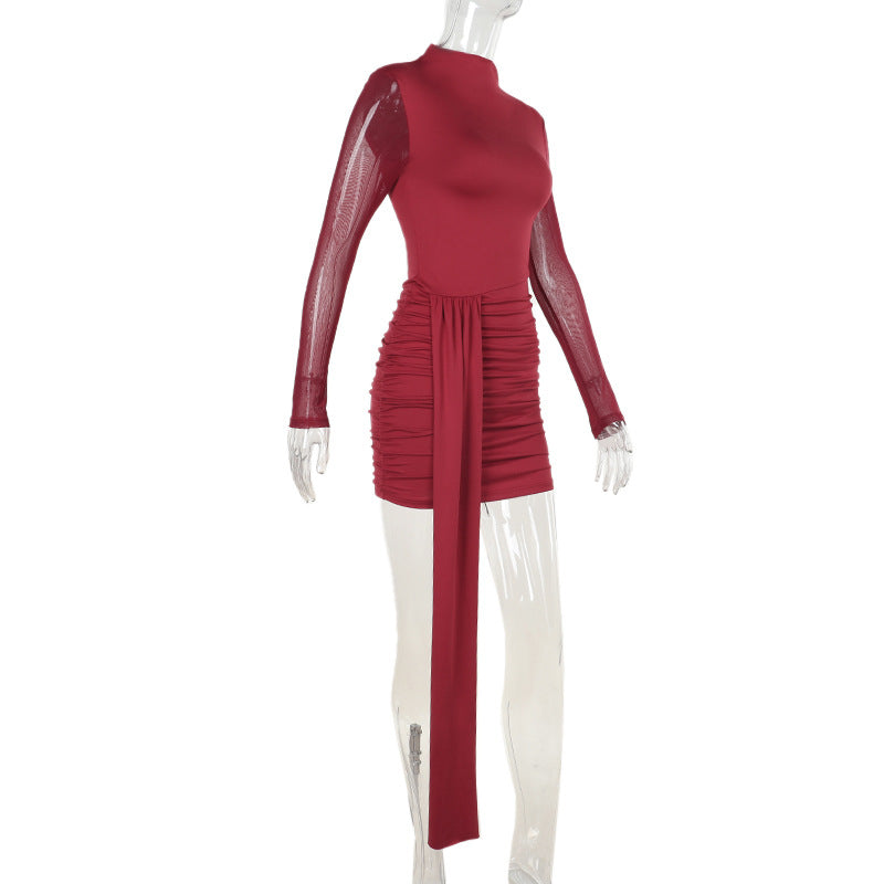 Rave Mini Bodycon Red