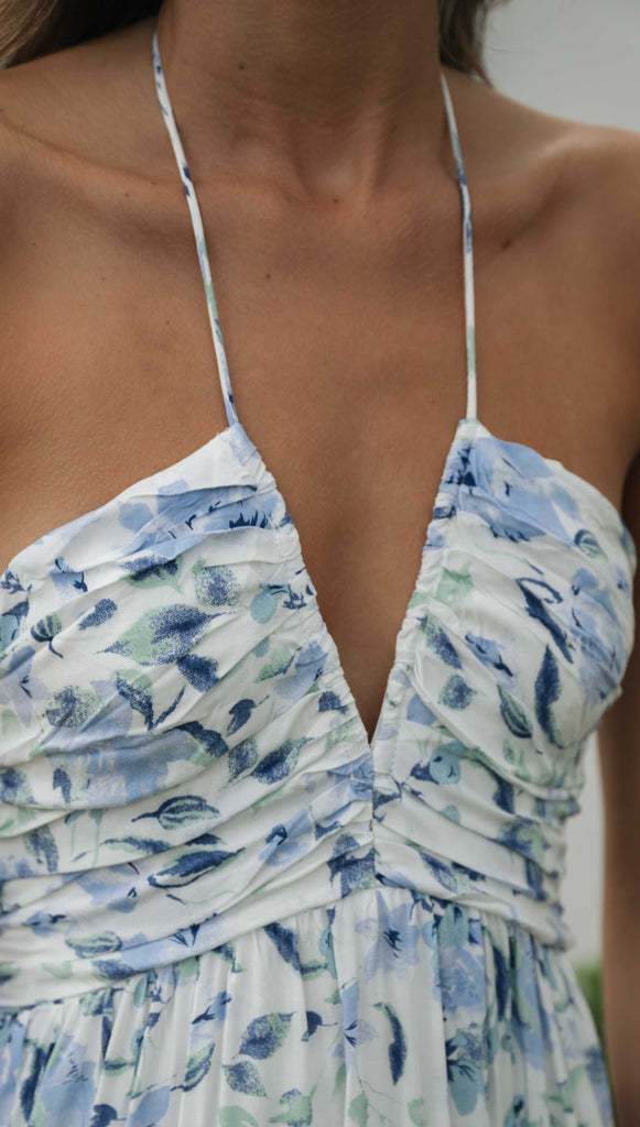 River Maxi Dress Blue