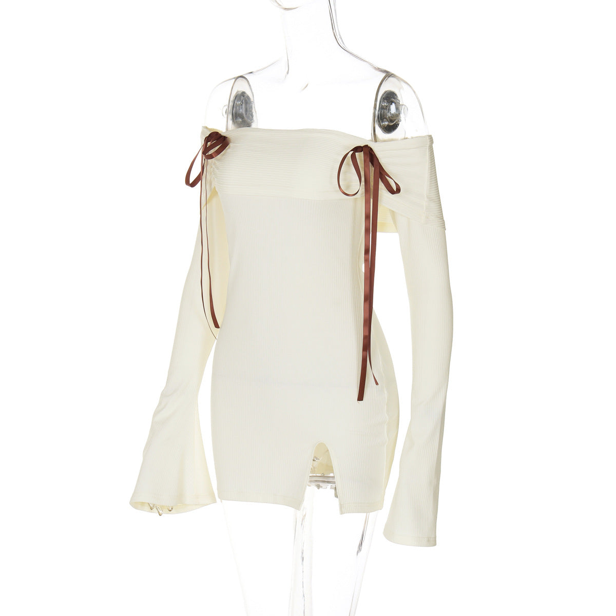 Rhode Mini Dress Apricot