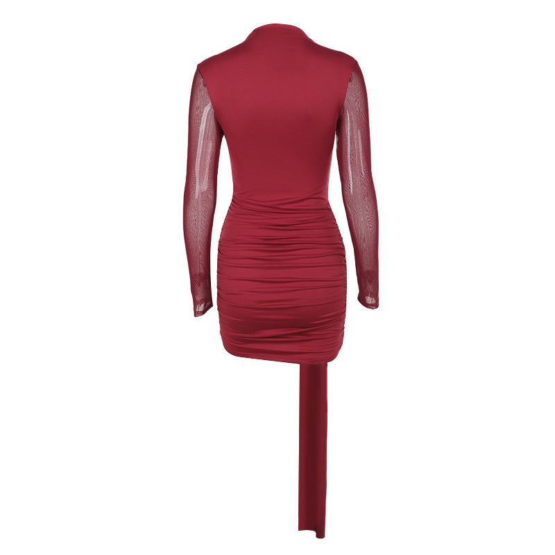 Rave Mini Bodycon Red