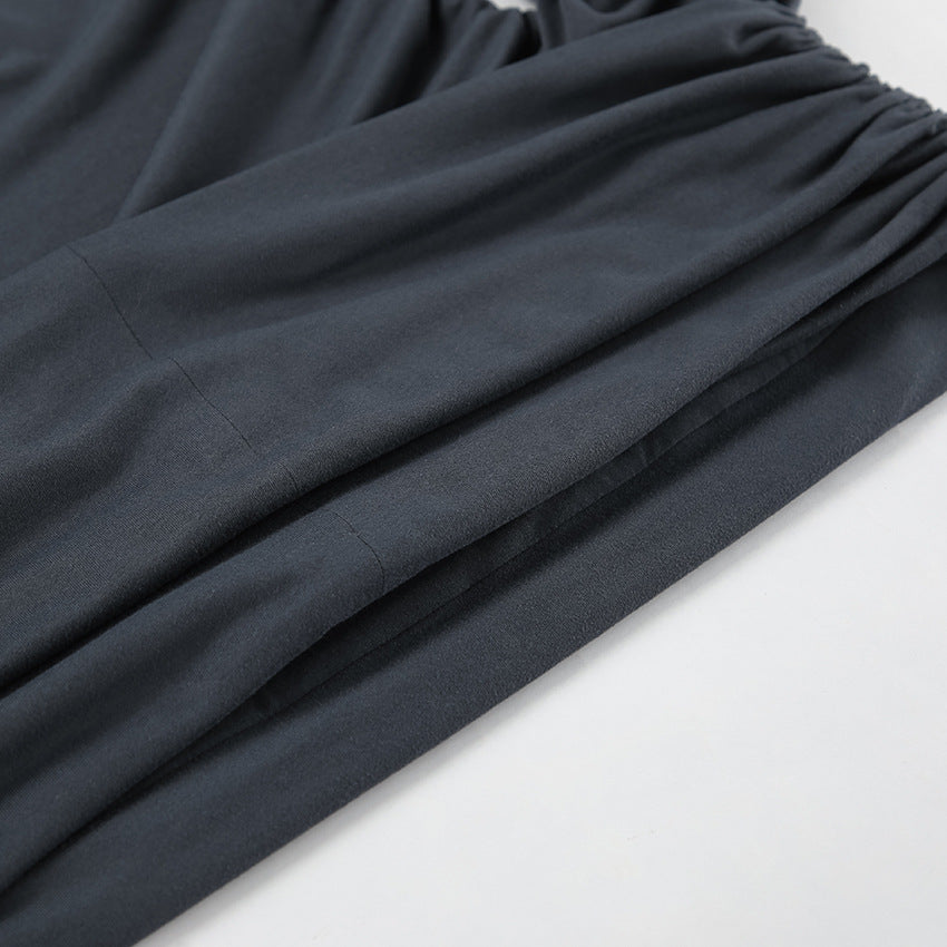 Glamor Off Shoulder Dress Grey