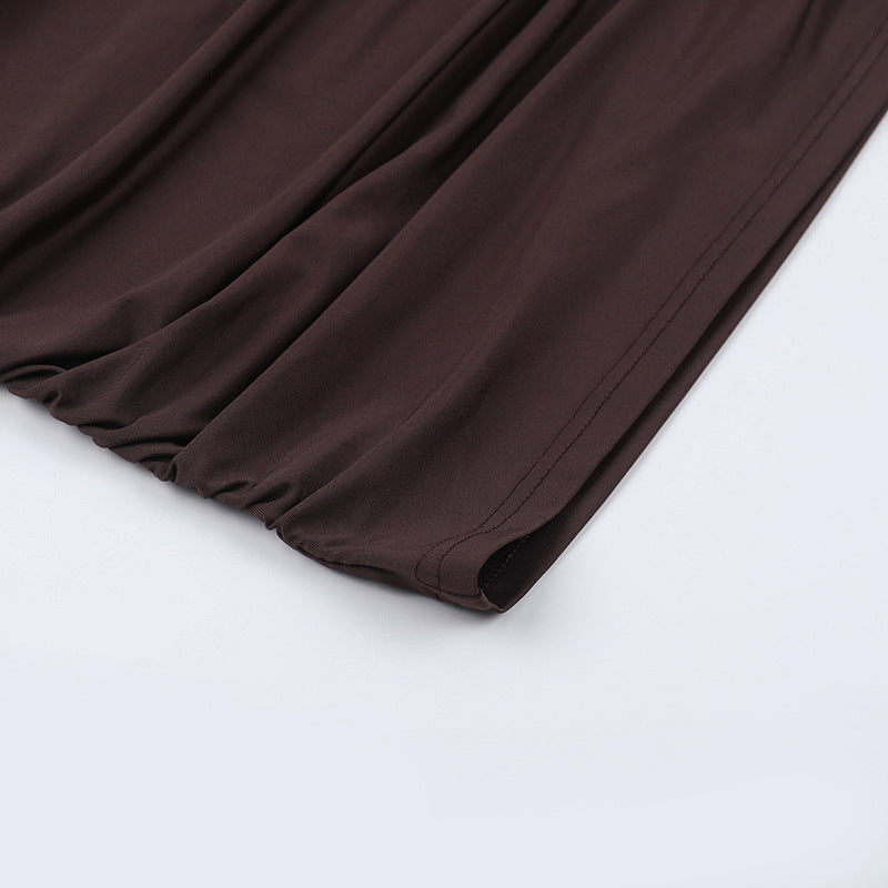 Castro Mini Dress Brown