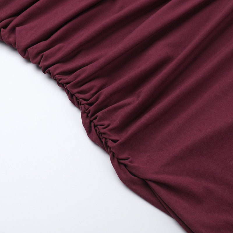 Solomon Maxi Dress Maroon