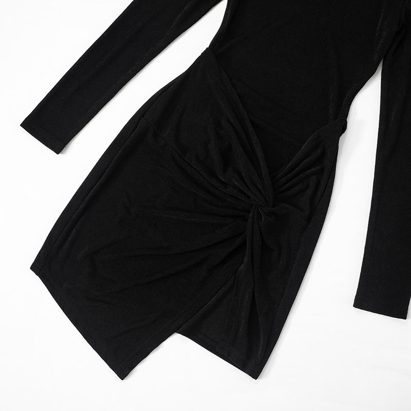 Doren Night Mini Dress Black