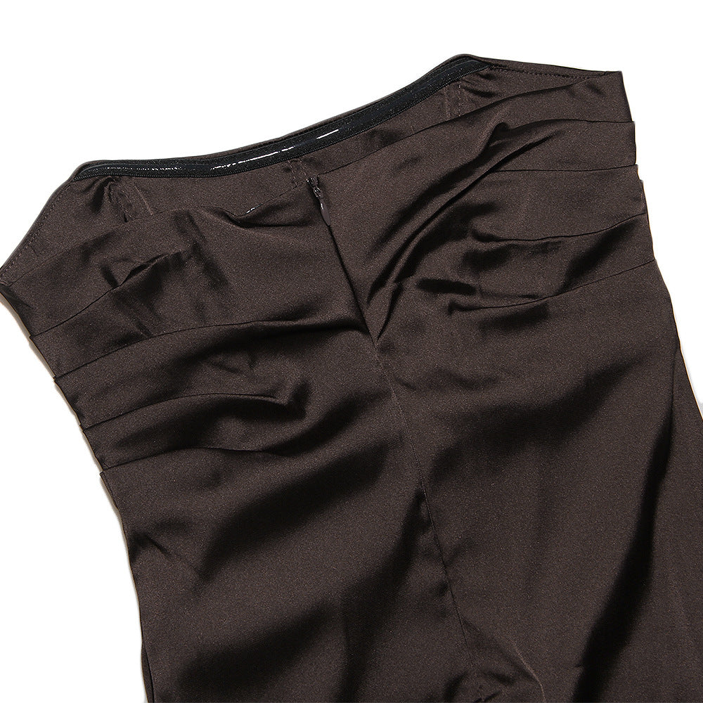 Cassio Mini Dress Brown