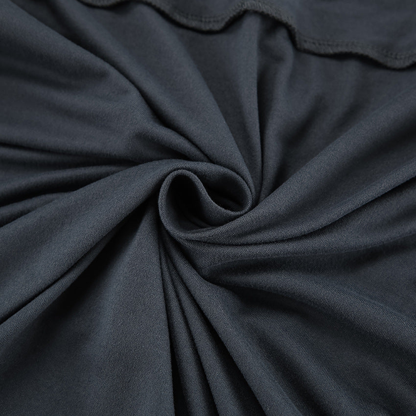 Glamor Off Shoulder Dress Grey