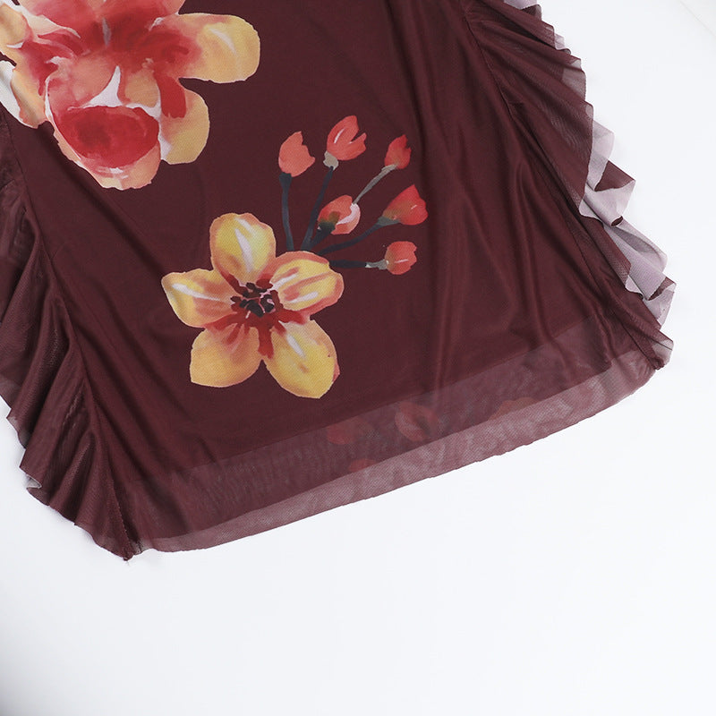 Russo Maxi Dress Brown