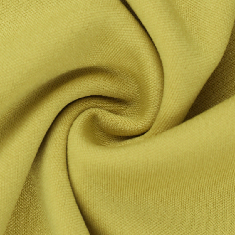 Marysh Mesh Bodycon Dress Yellow