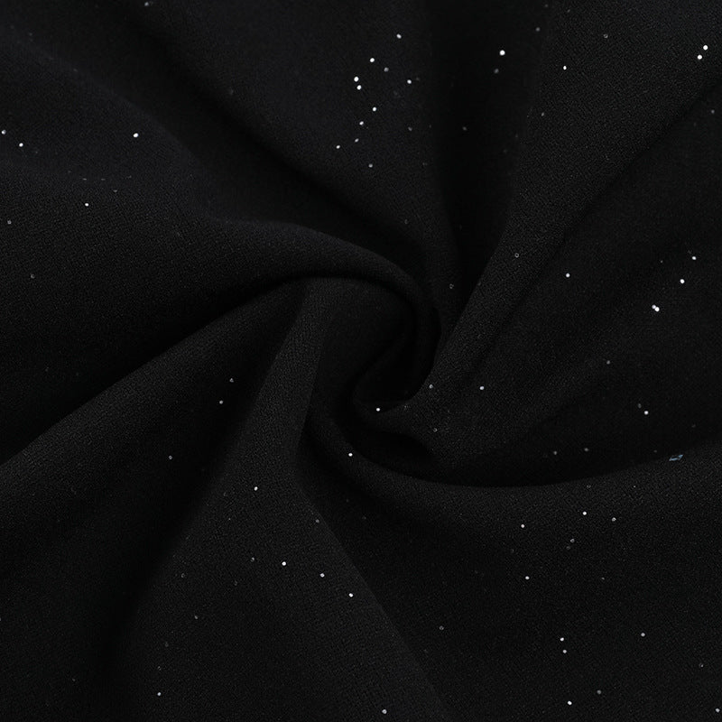 Graceful edge Dress Black