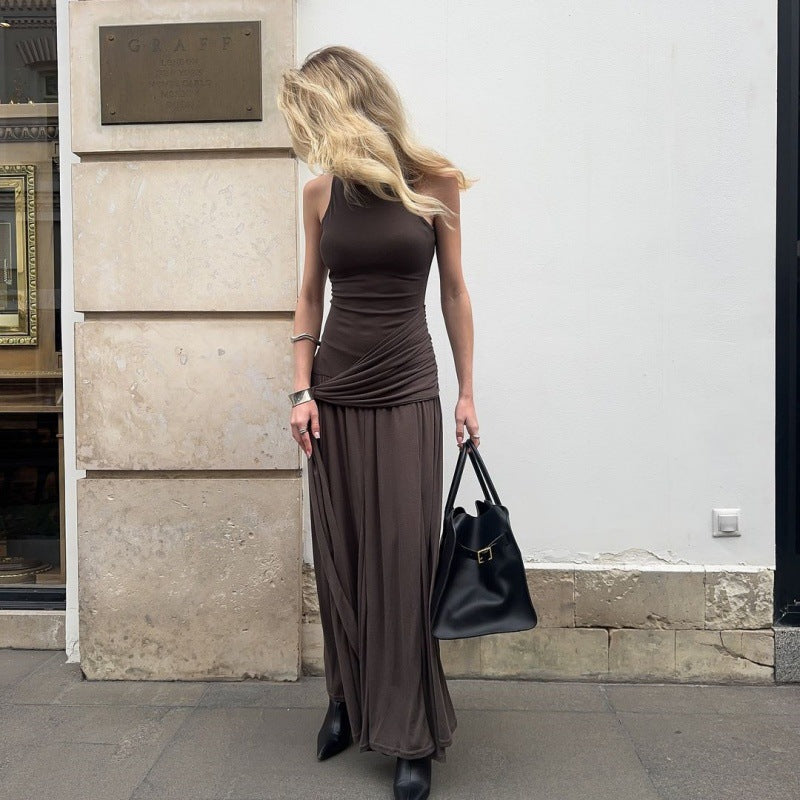 Niger Maxi Dress Brown