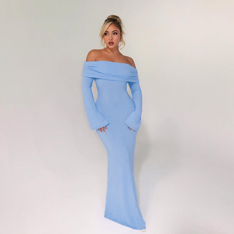 Vision Bodycon Dress Blue