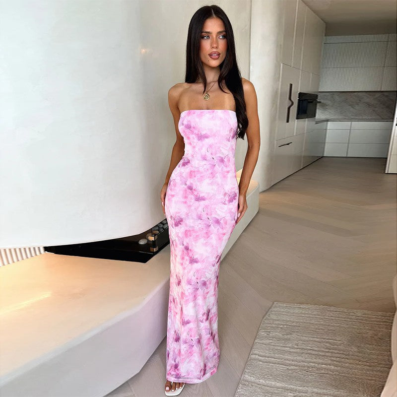 Pires Maxi Dress Pink
