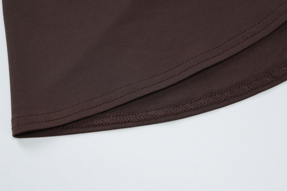 Gema Mini Dress Brown