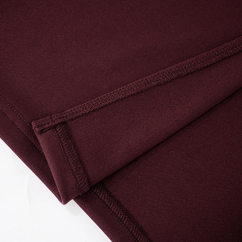 Hudson Maxi Dress With Stole And Gloves Maroon