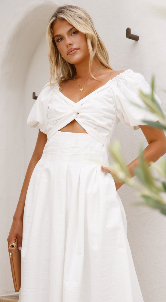 Algar Dress White