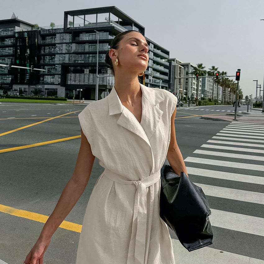 Rustin Midi Dress Khaki
