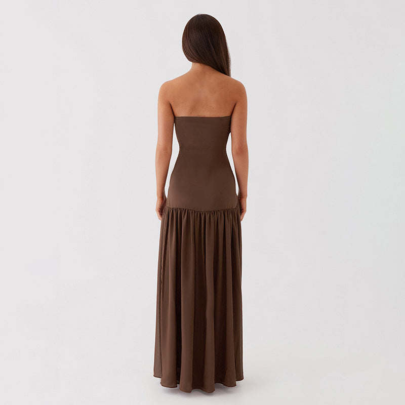 Elysian Grace Dress Brown