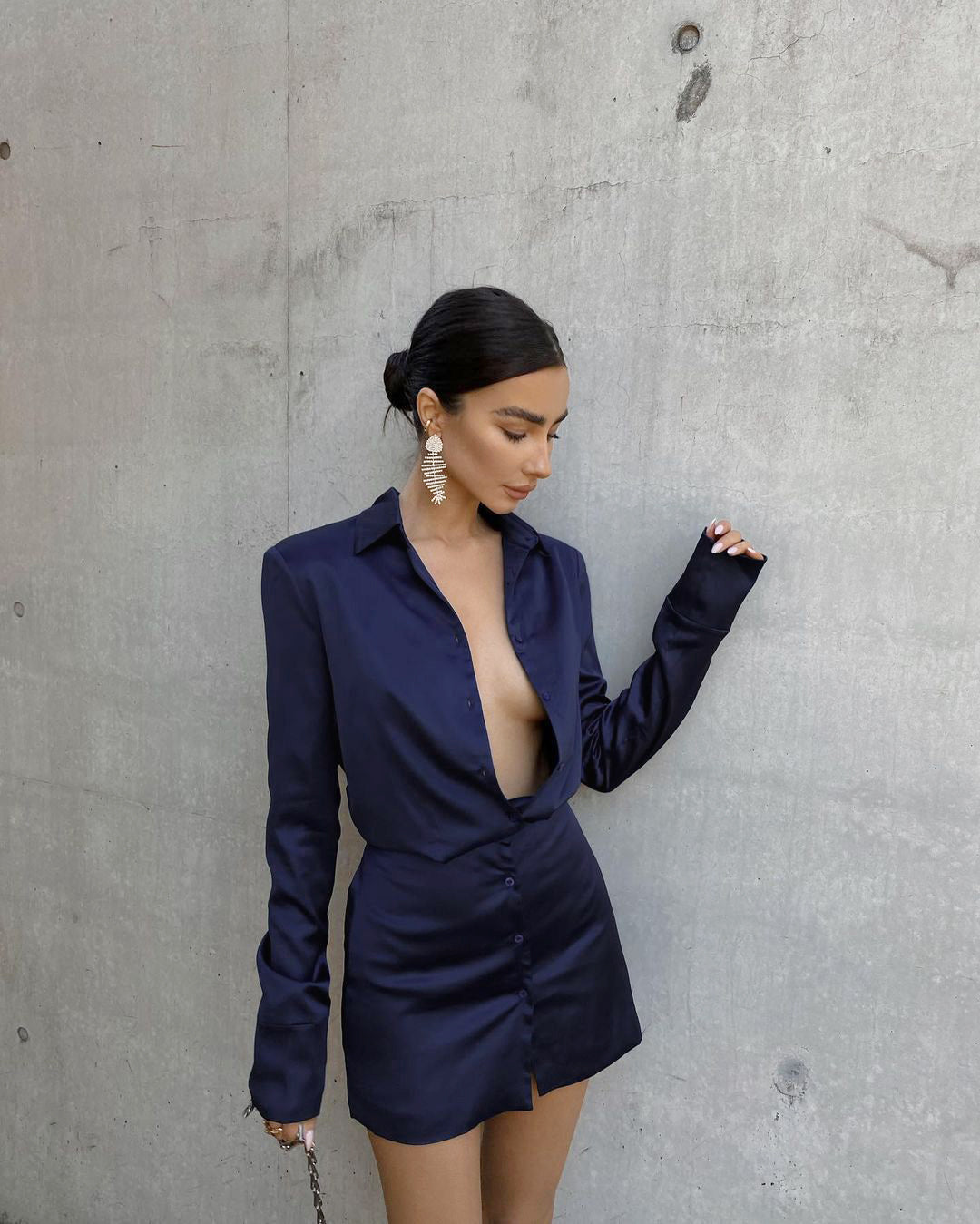 Anna Love Mini Dress Blue