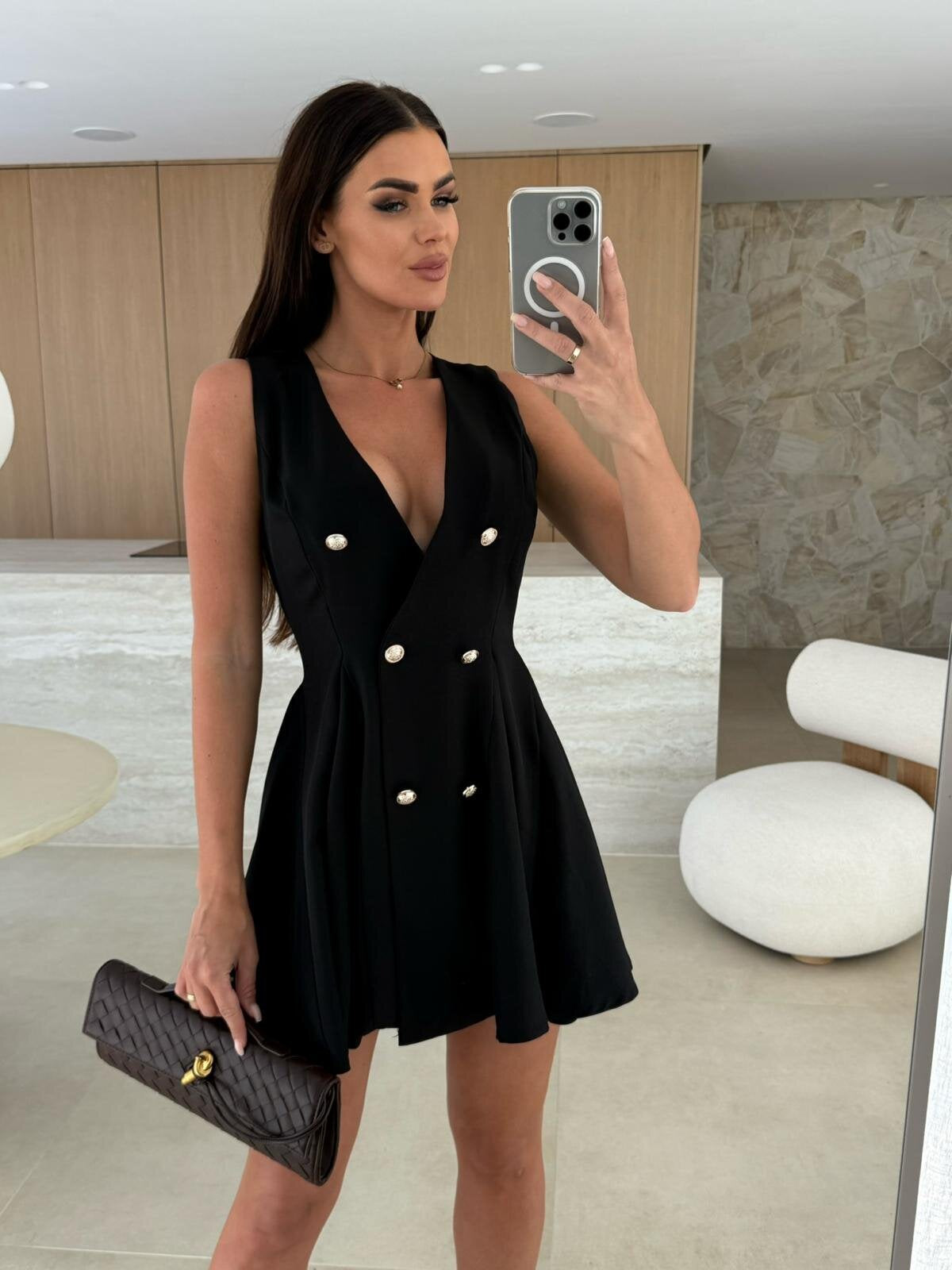 Sirico Mini Dress Black