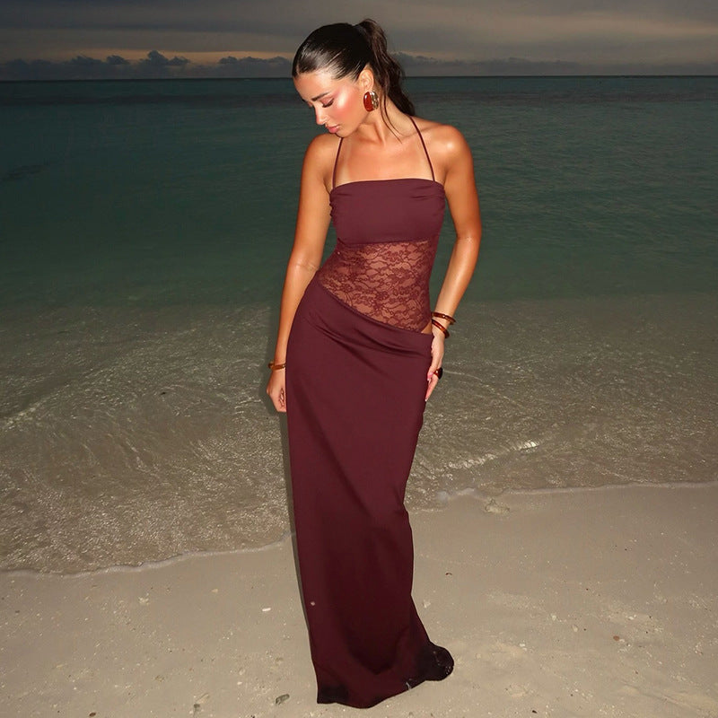 Stella Maxi Dress Maroon