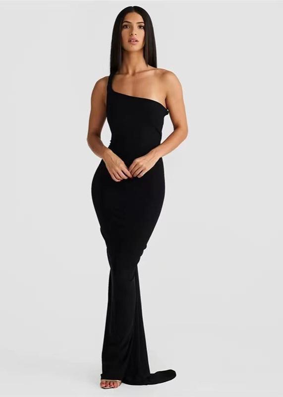 Backless Sling Slim Fit Long Dress