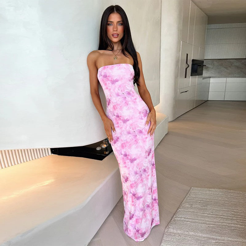 Pires Maxi Dress Pink