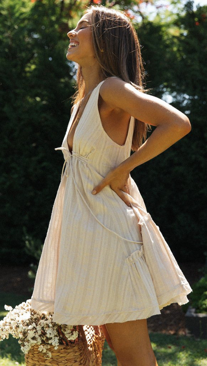Alfie Mini Dress Apricot