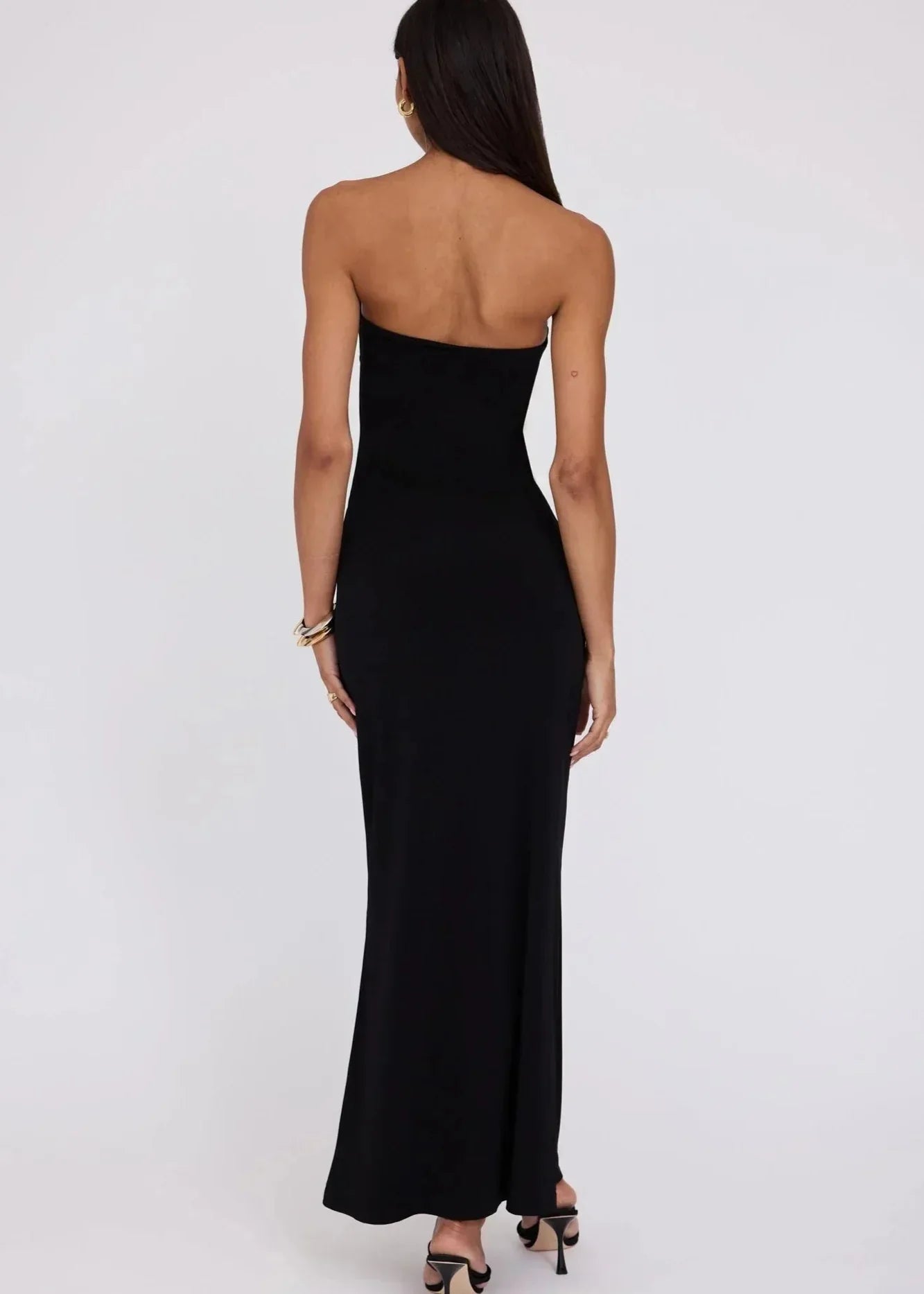 Isla Midnight Strapless Cut Out Maxi Dress