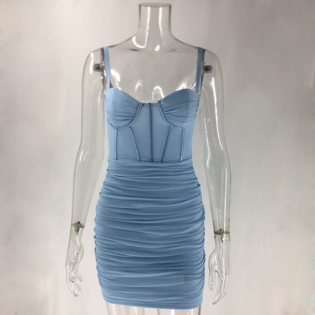 Cupid's Dream Mini Dress Blue