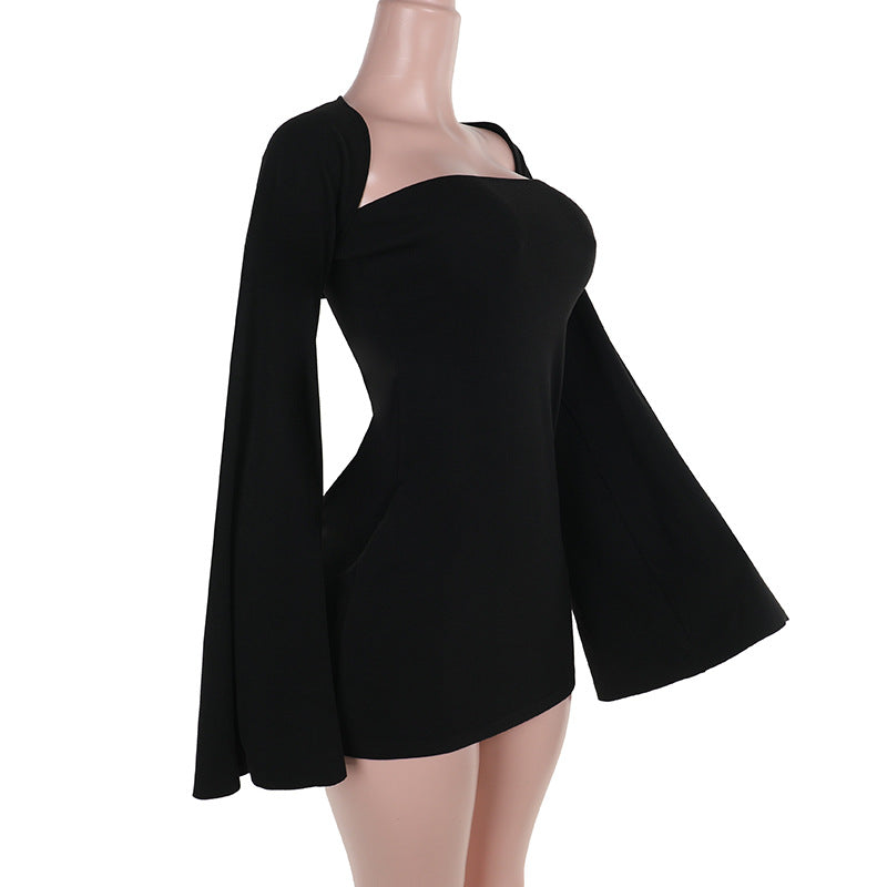 Midnight Muse Mini Dress Black