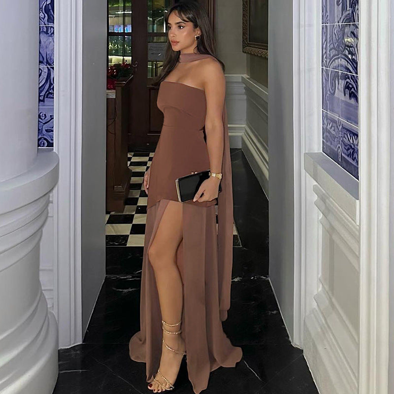 Carbon Dress Brown