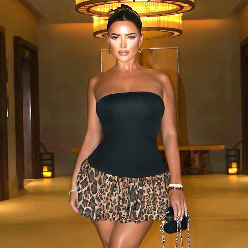In the wild Mini Dress Black