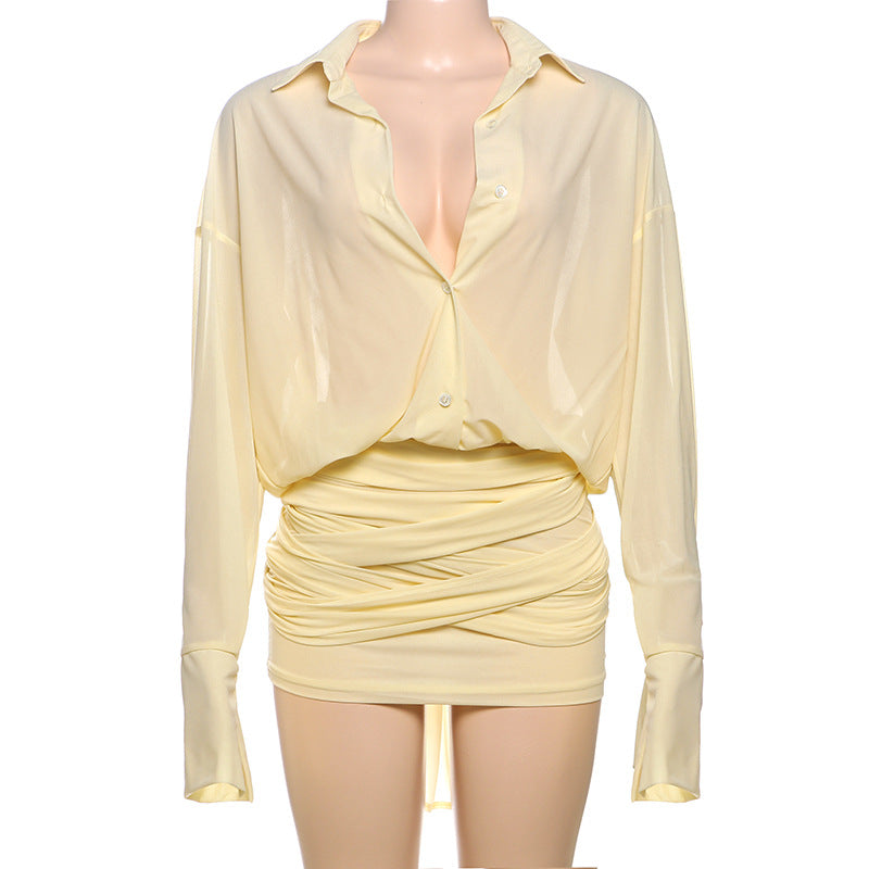 Lyon Mini Dress Yellow