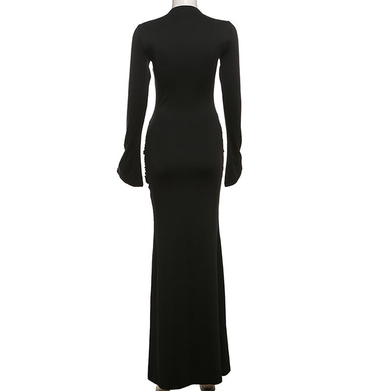 Crimson Embrace dress Black