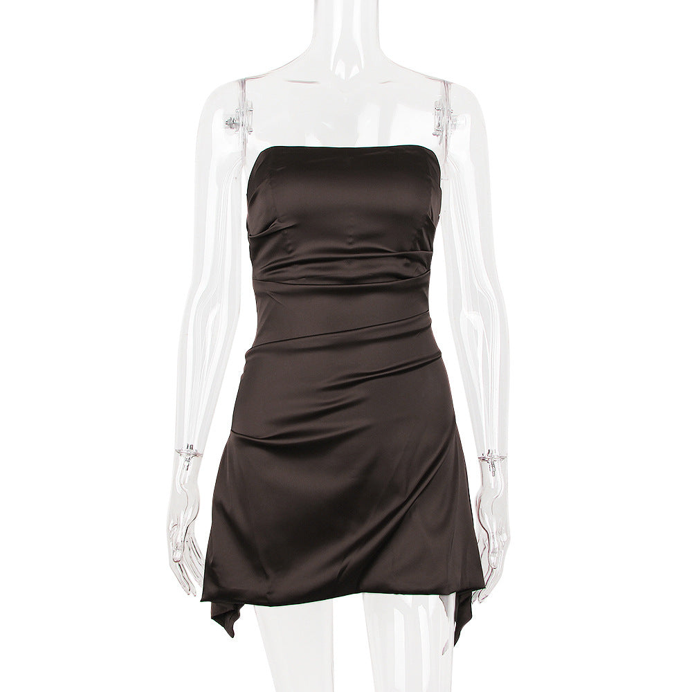 Cassio Mini Dress Brown