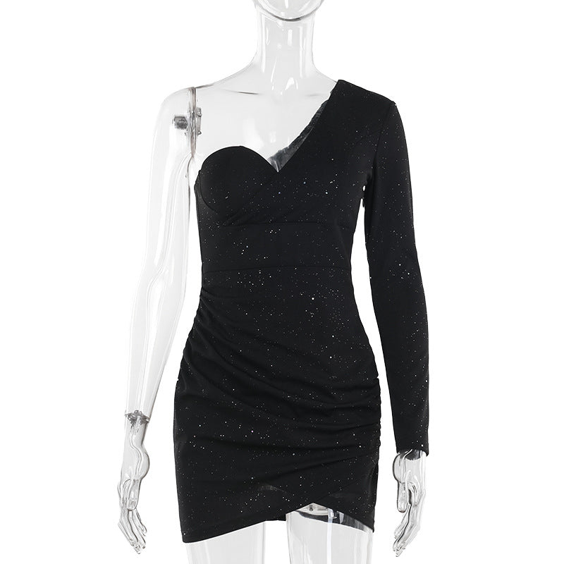 Graceful edge Dress Black