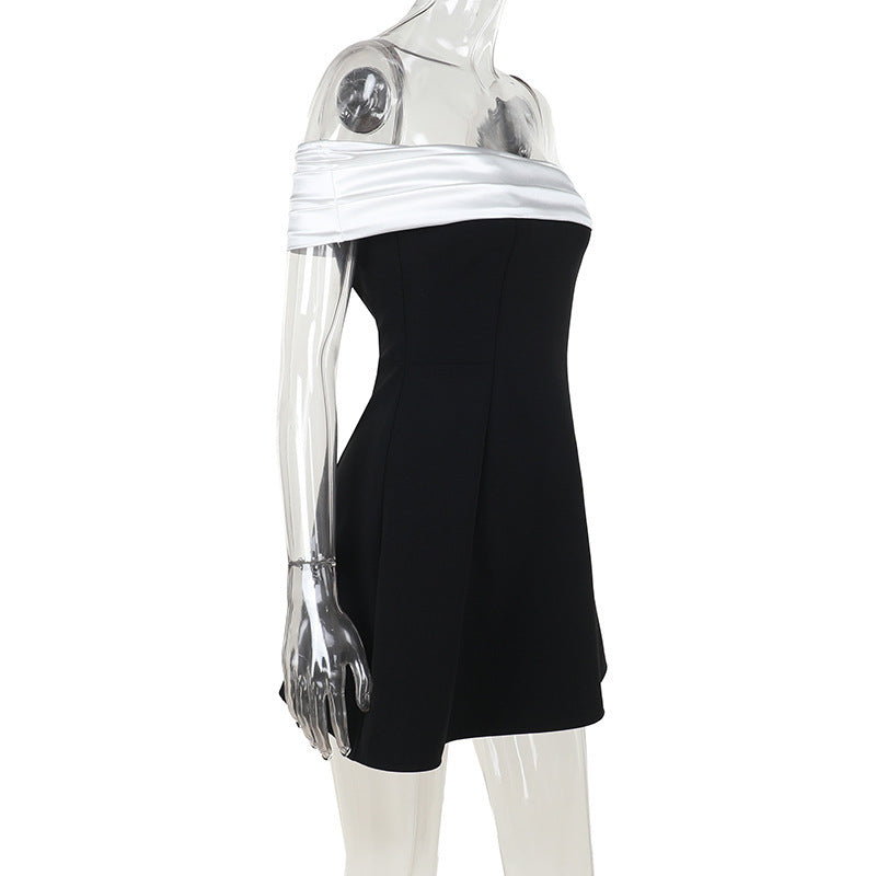Dublin 2.0 Off Shoulder Mini dress Black