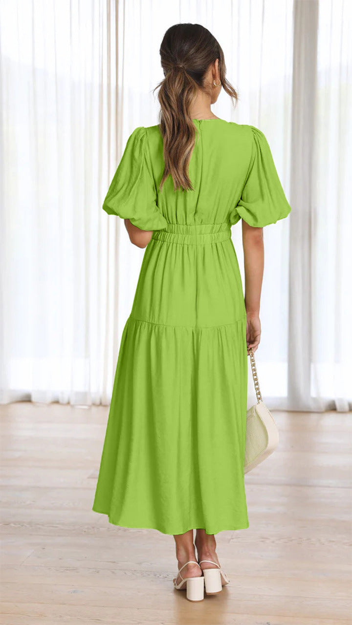 Brunch It Right Midi Dress Light Green