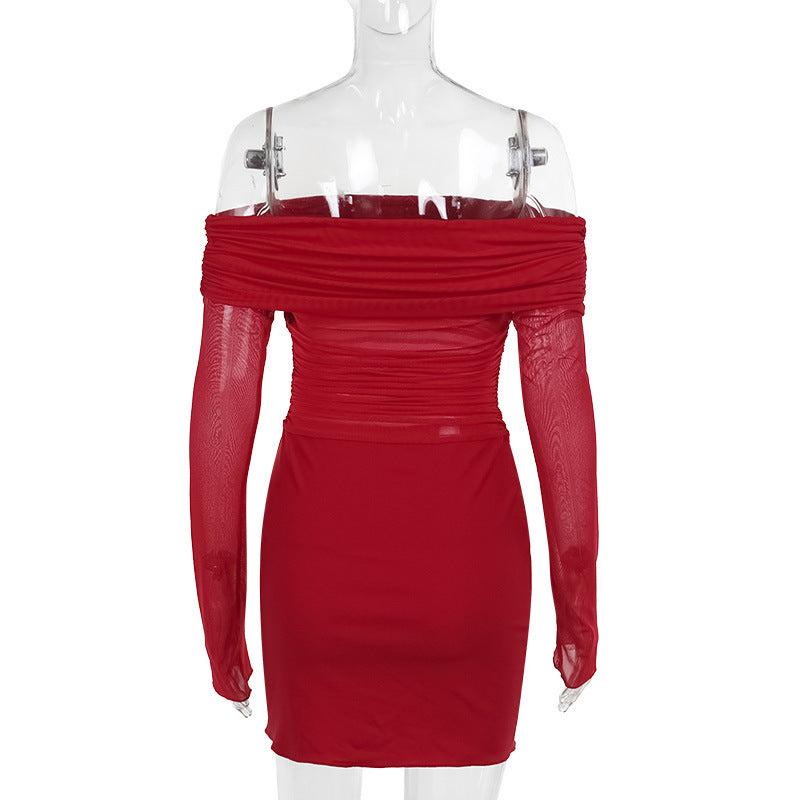 Flame Kissed Dress Red
