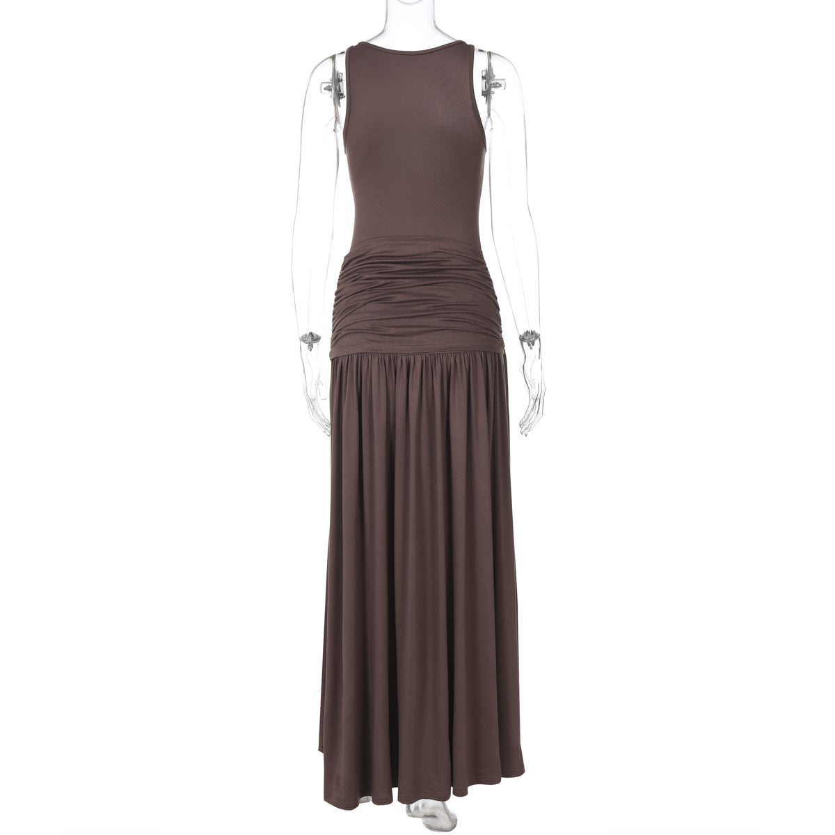 Niger Maxi Dress Brown