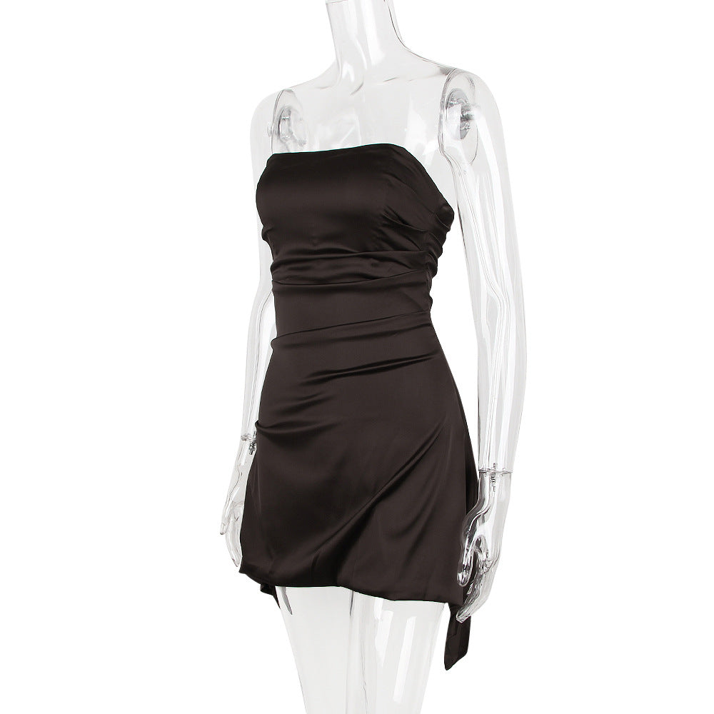 Cassio Mini Dress Brown