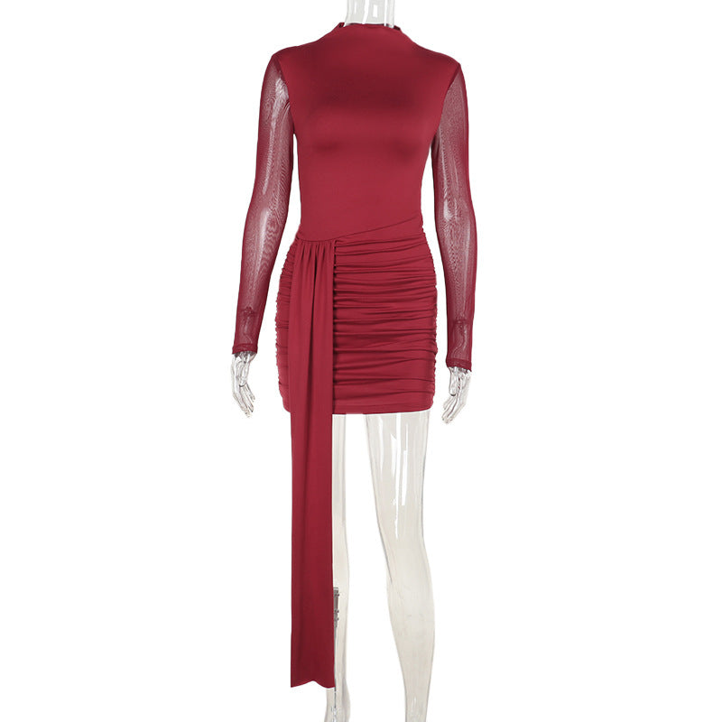 Rave Mini Bodycon Red