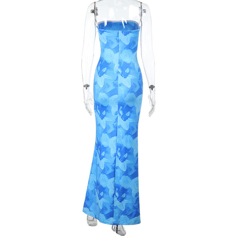 Pires Maxi Dress Blue