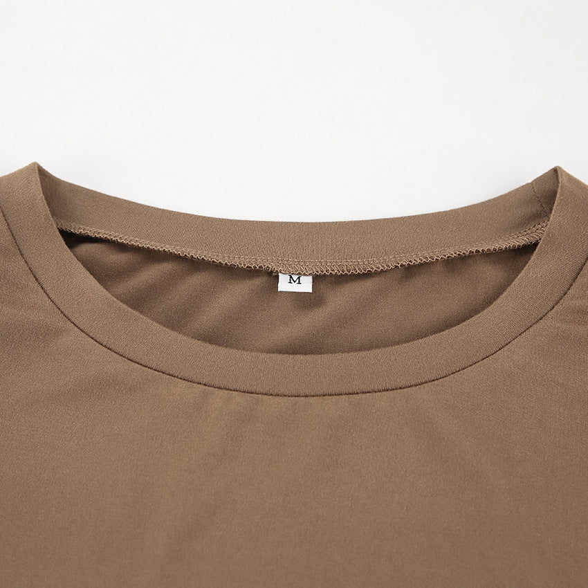 Mocha Mousse Mini Dress Brown