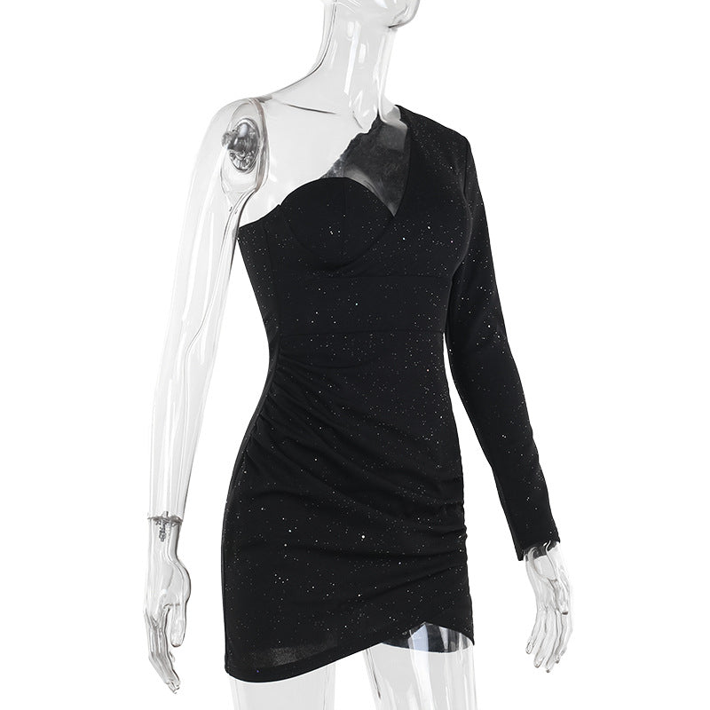 Graceful edge Dress Black