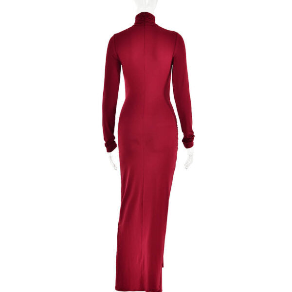 Roma Maxi Dress Maroon