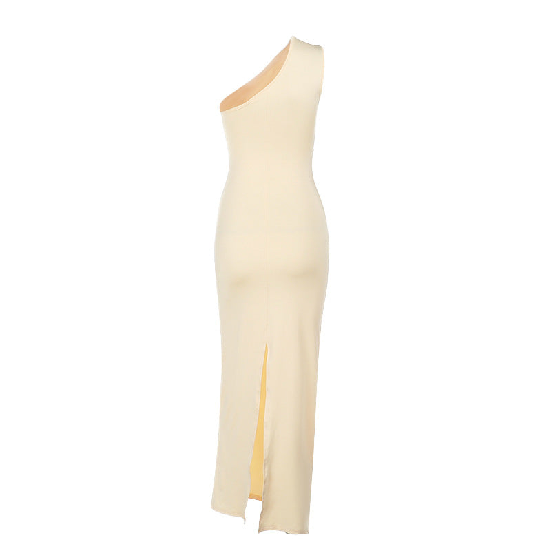 Zuma Assymetrical Dress Yellow
