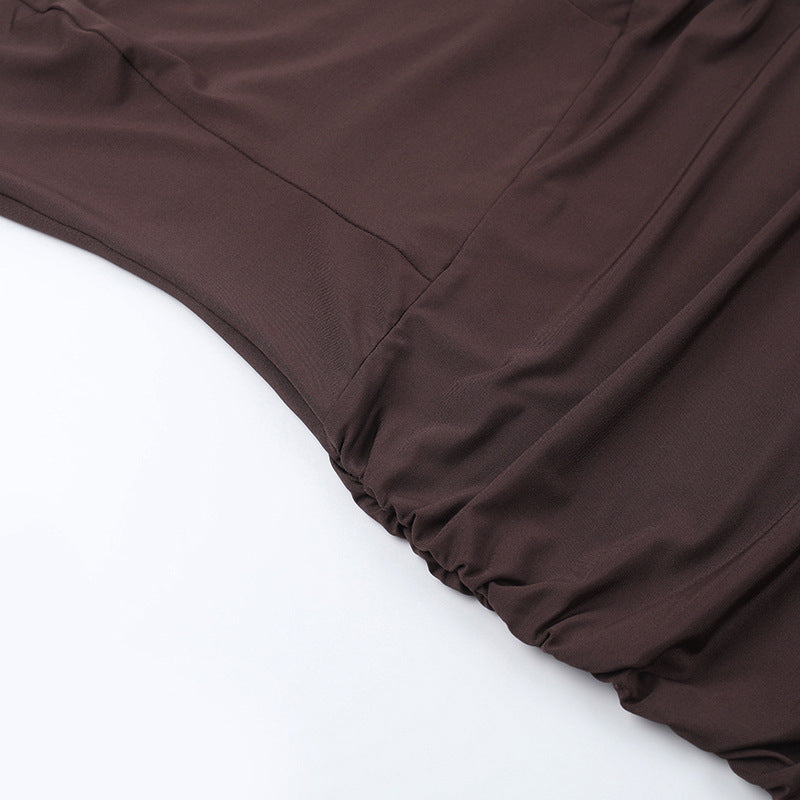 Castro Mini Dress Brown